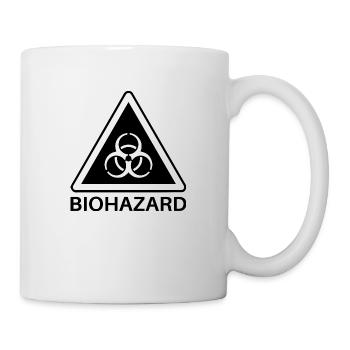 Biohazard Warning, Biohazard Warning - Mug - white - Right