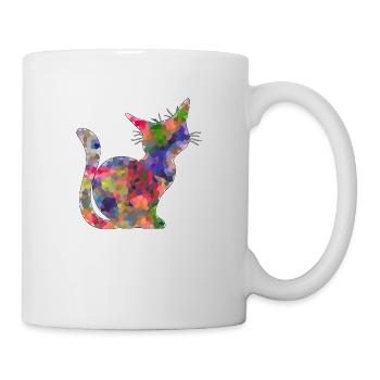 Chat - Mug blanc - blanc - Droite