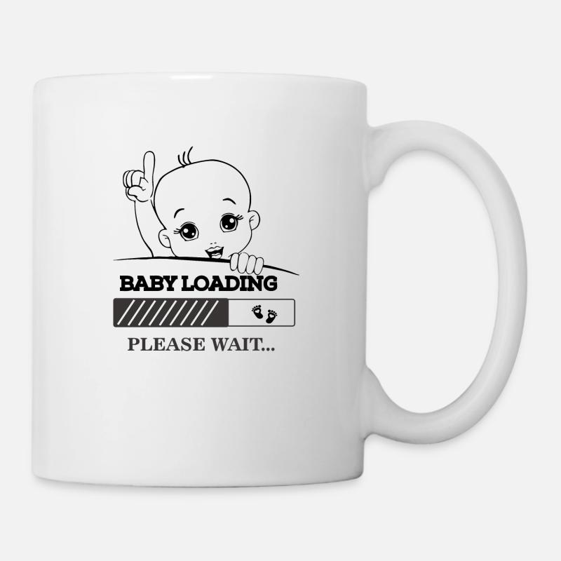 BABY LOADING - Mug blanc - blanc