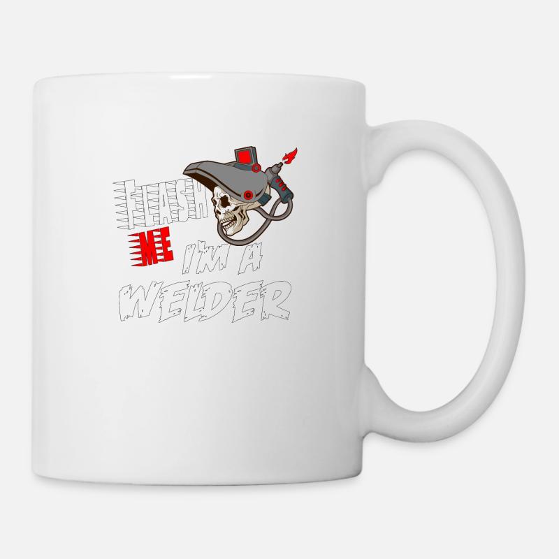 FLASH ME I'M A WELDER pour un soudeur - Mug blanc - blanc