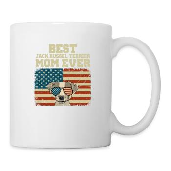 Beste Mama JACK RUSSEL TERRIER Patriot - Tasse - Weiß - Rechts