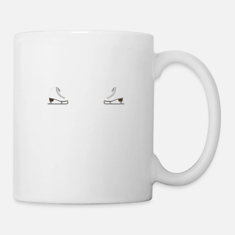 je peux pas jai patin - Mug blanc - blanc