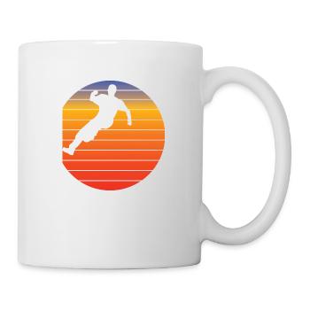 Parkour Läufer Retro Geschenk Parcour laufen - Tasse - Weiß - Rechts