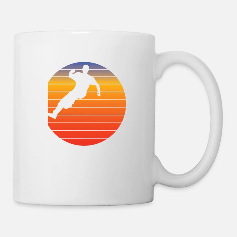 Parkour Runner Retro Gift Parcour Run - Mug blanc - blanc