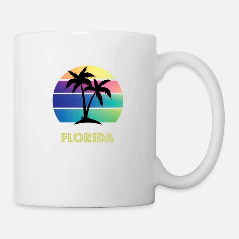 aller en Floride - Mug blanc - blanc