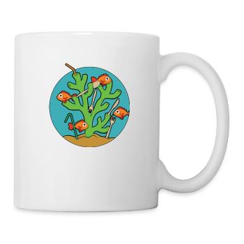 Umweltverschmutzung Meeresleben - Tasse - Weiß - Rechts