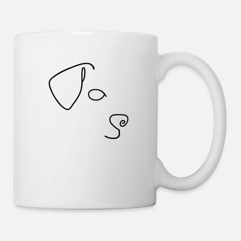 minimal labrador retriever - Mug - white
