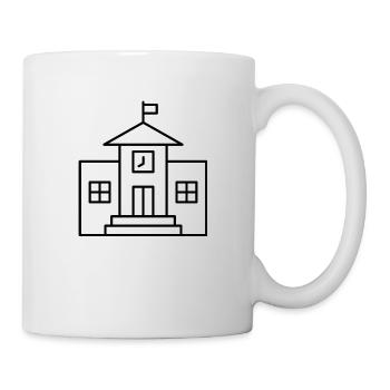 Schule - Tasse - Weiß - Rechts