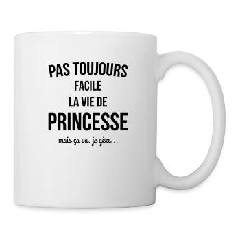 pas toujours facile - Mug blanc - blanc - Droite
