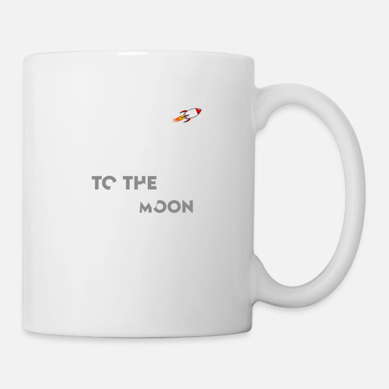To the moon - Mug - white