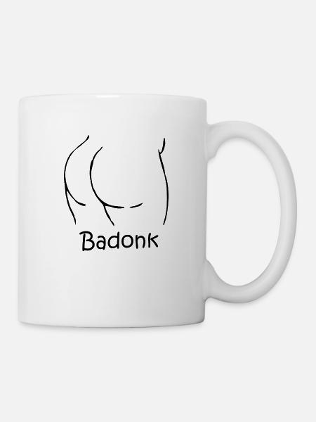 ButtShape - Badonk - Tasse - Weiß