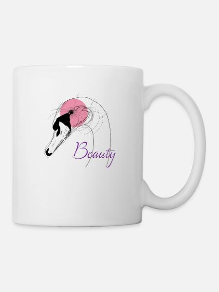 Beauty Swan - Tasse - Weiß