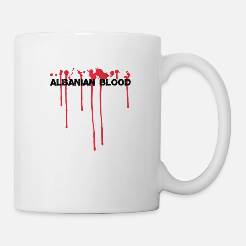 Albanian Blood - Tasse - Weiß