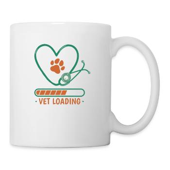 Tierarzt Ausbildung Tierärztin Tierarzthelfer Tier - Tasse - Weiß - Rechts