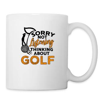 golf christmas birthday gift - Mug - white - Right