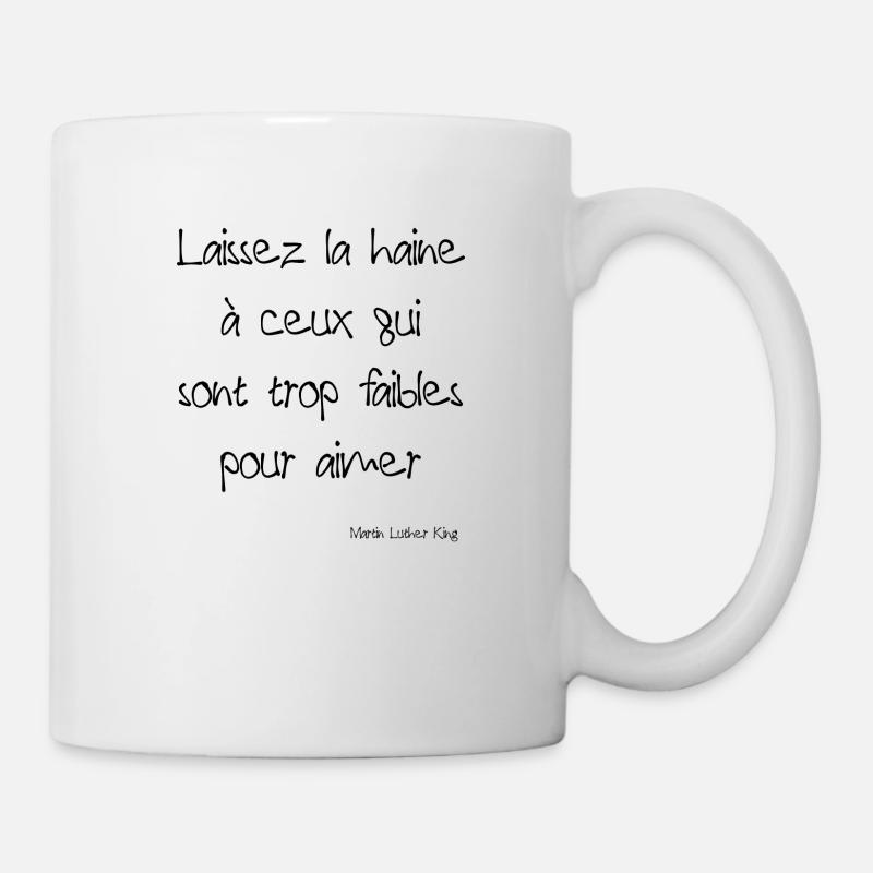 Citation Martin Luther King - Mug blanc - blanc