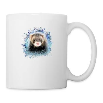 ferrets,blue,graffiti,iltis - Mug - white - Right