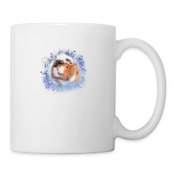 cochons d’Inde, graffitis, cochons d’Inde rosette - Mug blanc - blanc - Droite