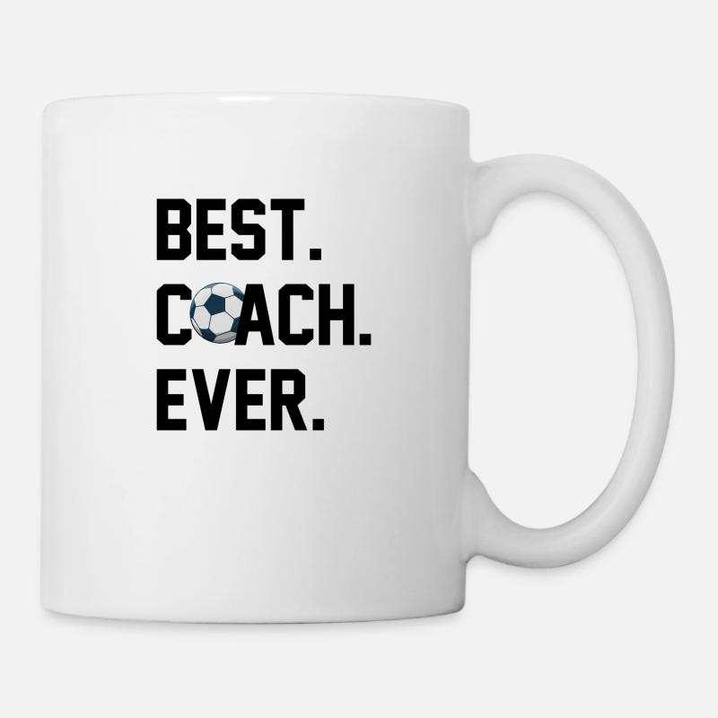 BESTER TRAINER FUßBALL - Tasse - Weiß