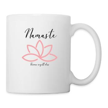 Namaste Karma régule le Serenity Yoga Pilates - Mug blanc - blanc - Droite