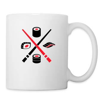Sushi Logo - Mug blanc - blanc - Droite