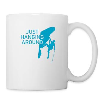 Bouldern Klettern Climbing Wandern - Tasse - Weiß - Rechts