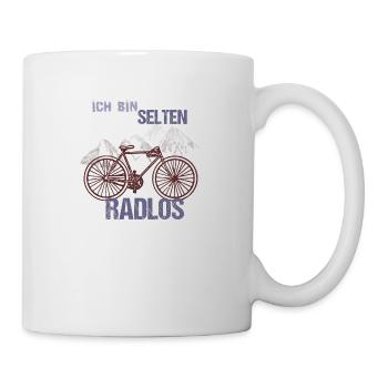 Je suis rarement sans roues. - Mug blanc - blanc - Droite