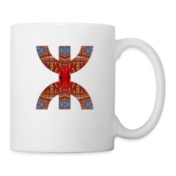 Z IMAZIGHEN TIFINAGH KABYLE STOFFE - Tasse - Weiß - Rechts