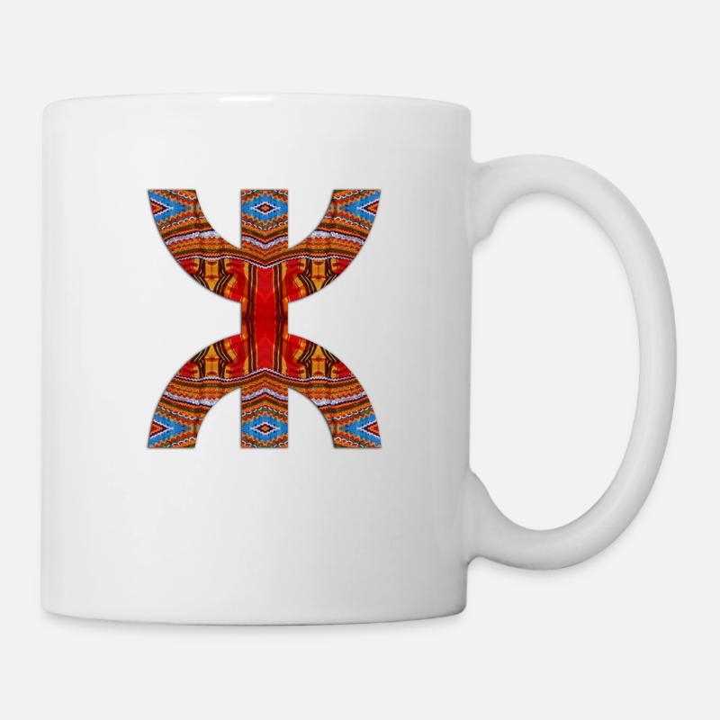 Z IMAZIGHEN TIFINAGH KABYLE FABRICS - Mug - white