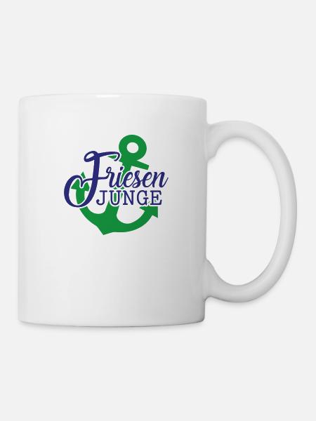 Friesen Junge - Tasse - Weiß