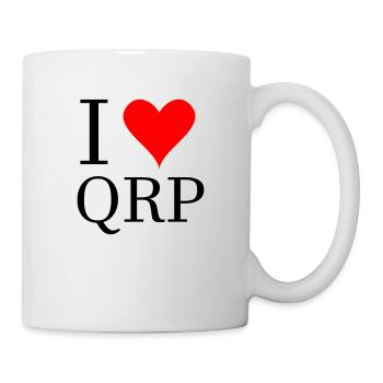 i love qrp hma radio field day sota pota - Mug - white - Right