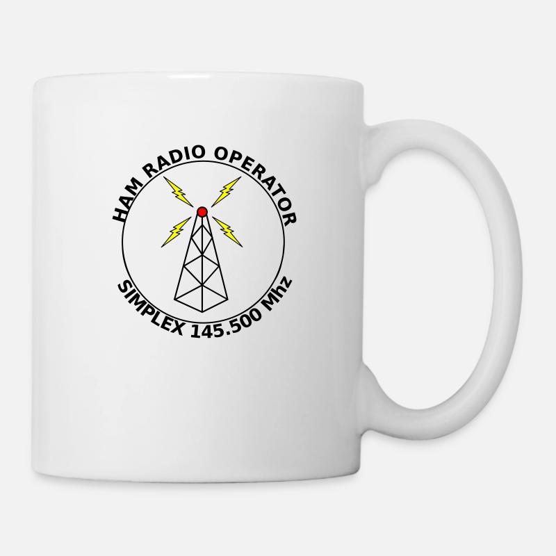 Amateurfunker simplex 145 500 mhz - Tasse - Weiß
