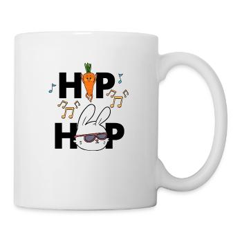 Hip Hop Funny Easter Rabbit Pun - Mug - white - Right