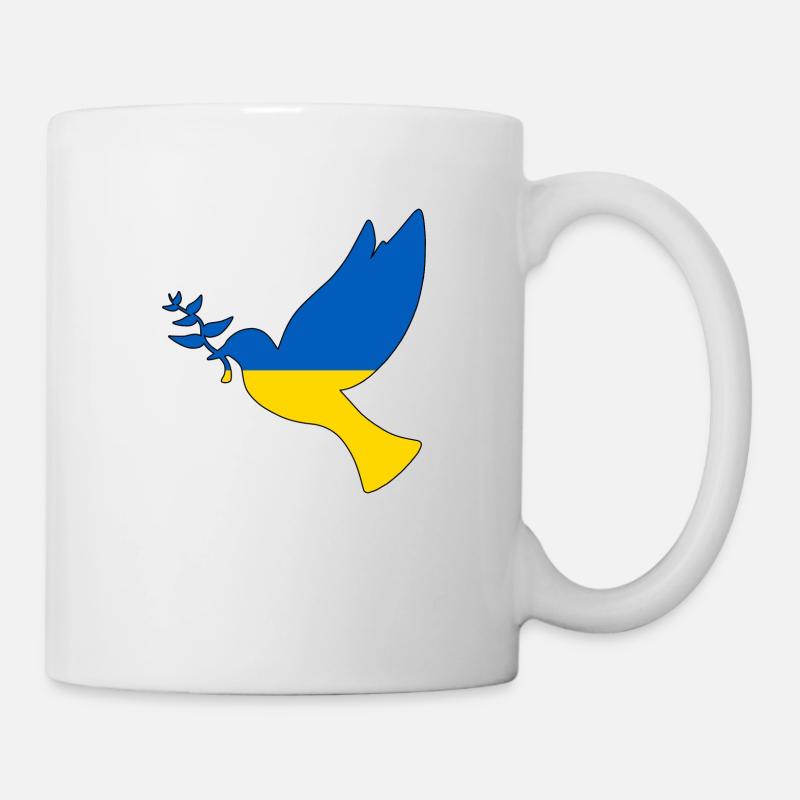 peace for ukraine - Mug - white