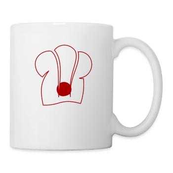 Chapeau de chef japonais - Mug blanc - blanc - Droite
