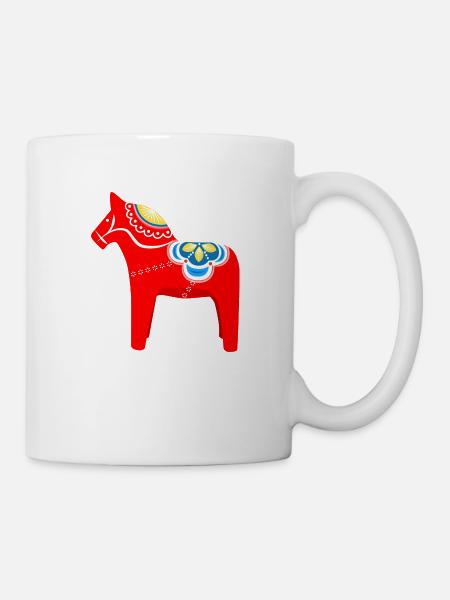 Dalahast Scandinavian Design - Mug - white