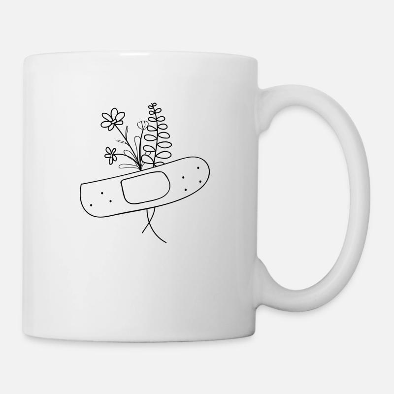 healing plants - Mug - white