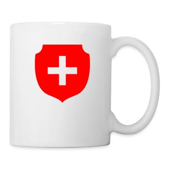 Armoiries suisses - Mug blanc - blanc - Droite