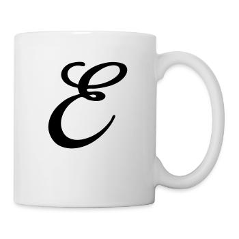 E - Tasse - Weiß - Rechts