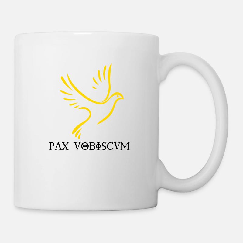 Pax vobiscum - Peace be with you! - Mug - white