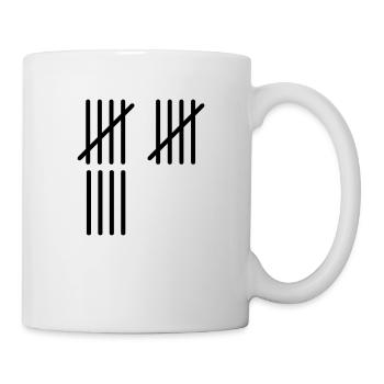 14 Stripes - Tasse - Weiß - Rechts