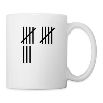 13 Stripes - Tasse - Weiß - Rechts