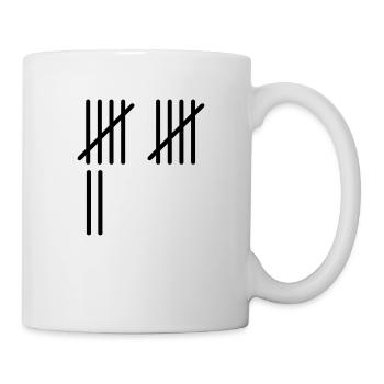 12 Stripes - Tasse - Weiß - Rechts