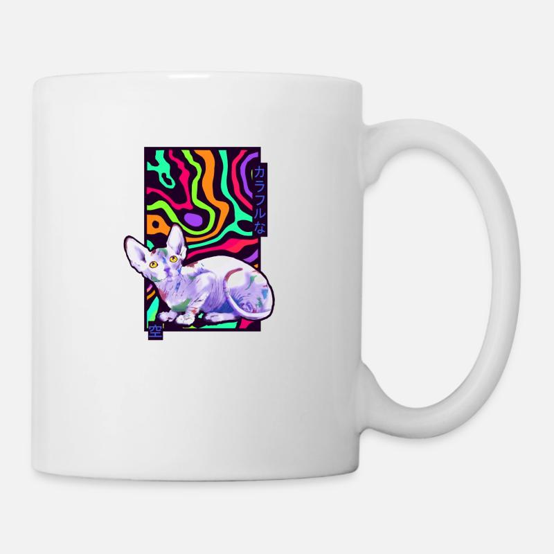 Sphynx Colours Cat - Mug - white