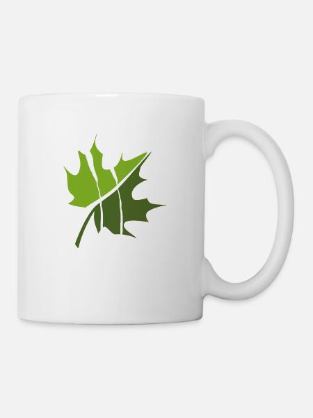 GOWILD Maple Leaf - Tasse - Weiß