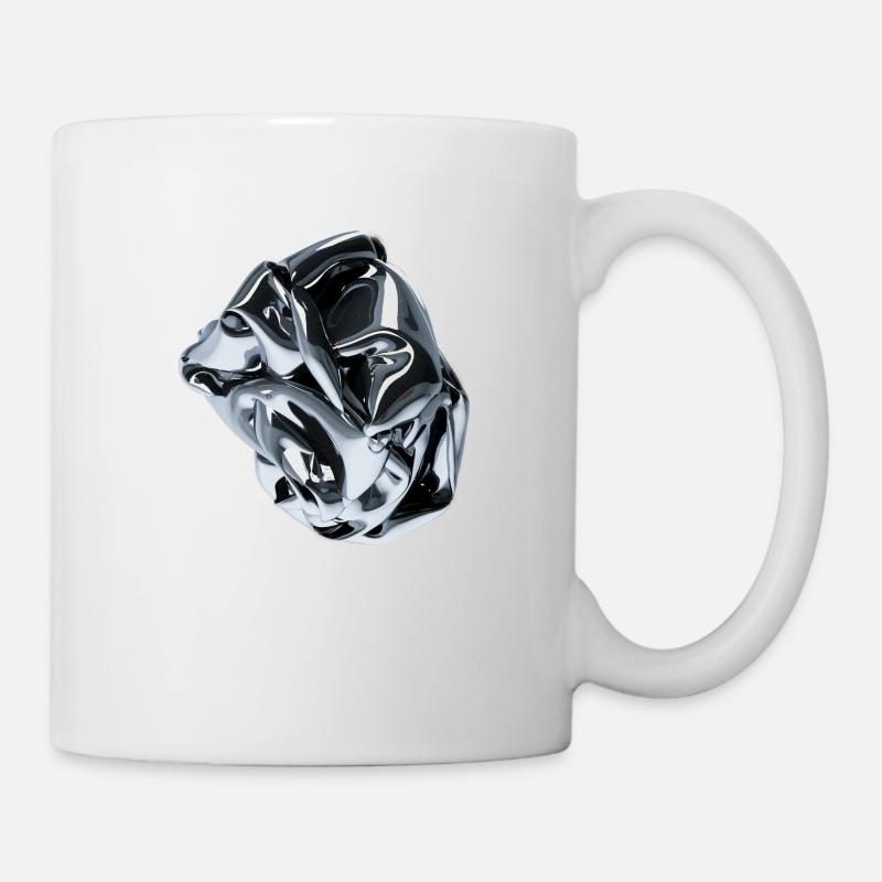 Futuristic 3D - Tasse - Weiß