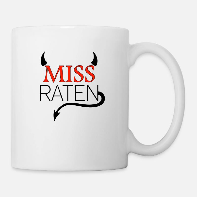 Miss raten - Tasse - Weiß