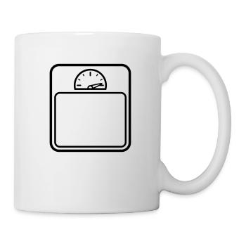 Fat Weight Scale - Mug - white - Right