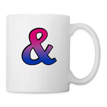 You and I Bi Flag Ampersand Symbol Bisexual - Mug - white - Right