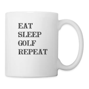 golf sport - Tasse - Weiß - Rechts